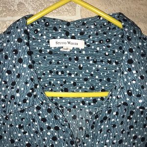 ✅Studio Works Button Down Blouse